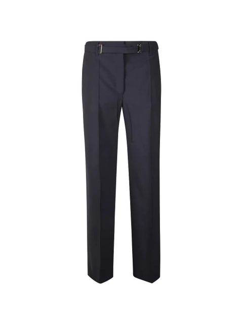 Prada belted straight trousers - Blue - zdjęcie produktu nr 1