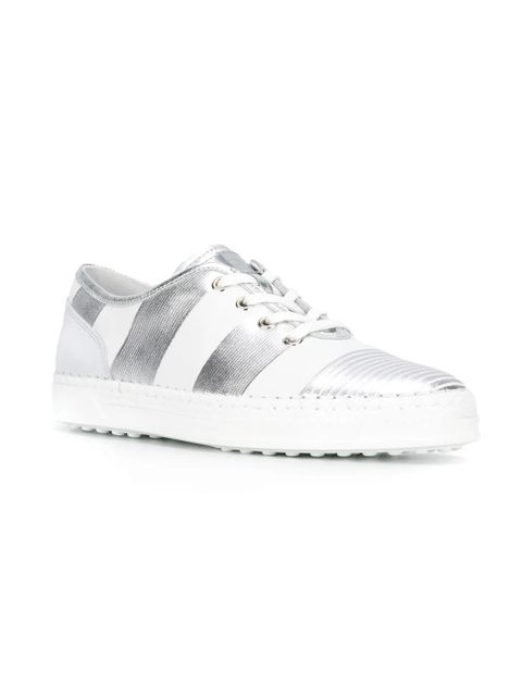 Tod's striped sneakers - White