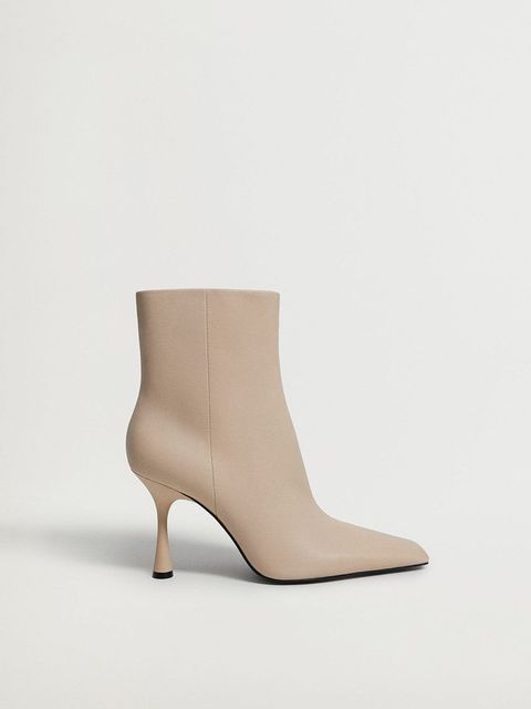 Mango - Botki skórzane MODE - zdjęcie produktu nr 1