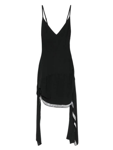 The Attico strapless embellished-hem mini dress - Black - zdjęcie produktu nr 1
