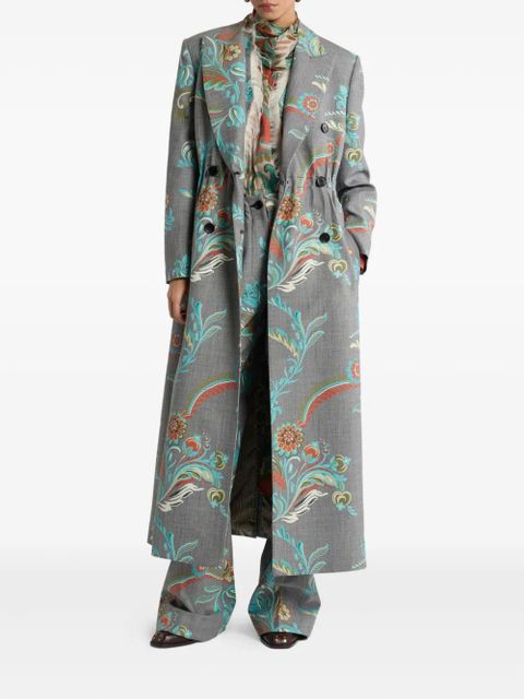 ETRO paisley high-neck blouse - Red