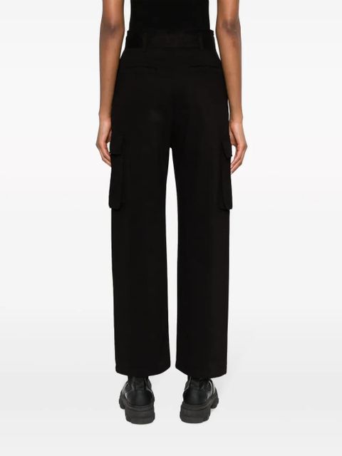 PINKO straight-leg cargo trousers - Black
