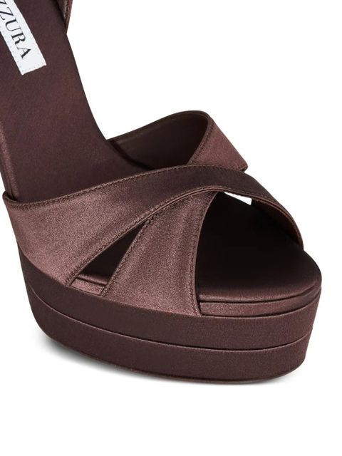 Aquazzura 130mm Divine Plateau sandals - Brown - zdjęcie produktu nr 2