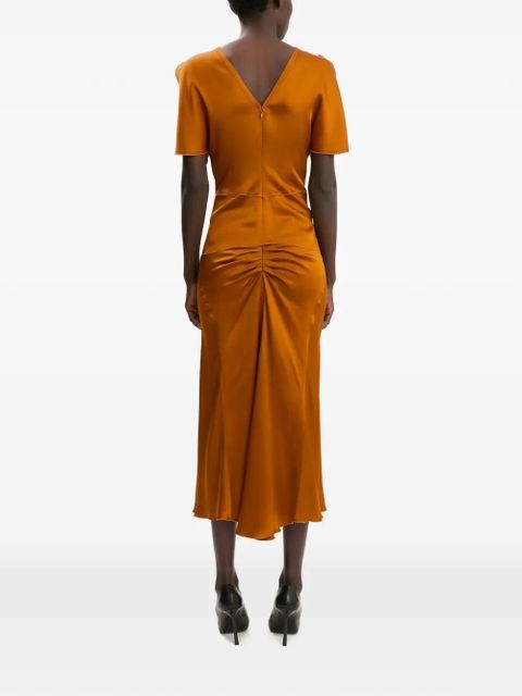 Victoria Beckham draped sleeve top - Orange