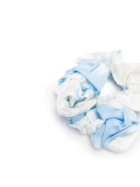 GANNI tie-dye print scrunchie - Blue