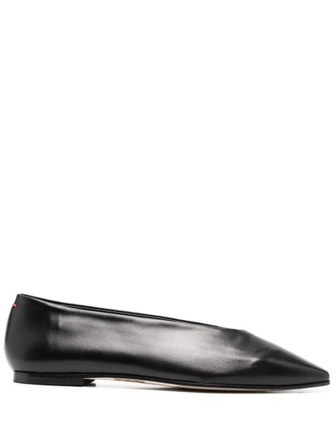 Aeyde Betty pointed ballerina shoes - Black - zdjęcie produktu nr 1