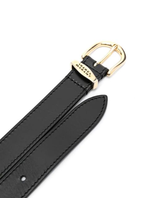 ISABEL MARANT Zadd leather belt - Black - zdjęcie produktu nr 2