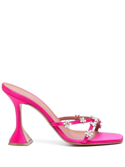 Amina Muaddi 115mm Lily sandals - Pink - zdjęcie produktu nr 1