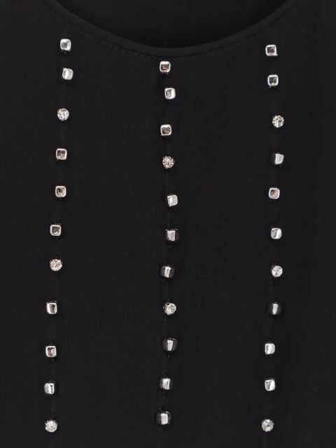 PINKO embellished tank top - Black
