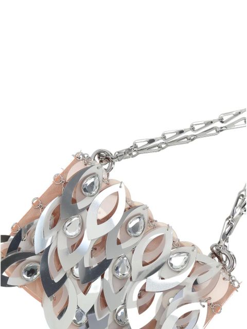 Rabanne mini disc-embellished shoulder bag - Silver