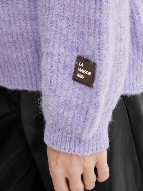 American Vintage East crew-neck sweater - Purple