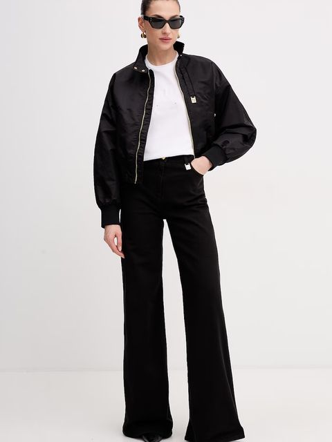 Elisabetta Franchi t-shirt damski bawełniany - zdjęcie produktu nr 1