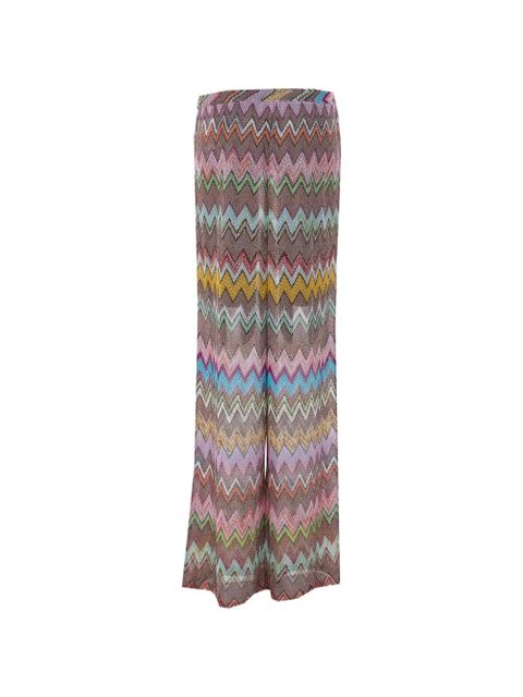 Missoni zigzag-patterned trousers - Neutrals - zdjęcie produktu nr 2