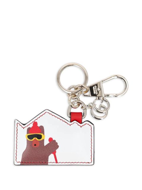 Gucci printed-charm keyring - Neutrals - zdjęcie produktu nr 2