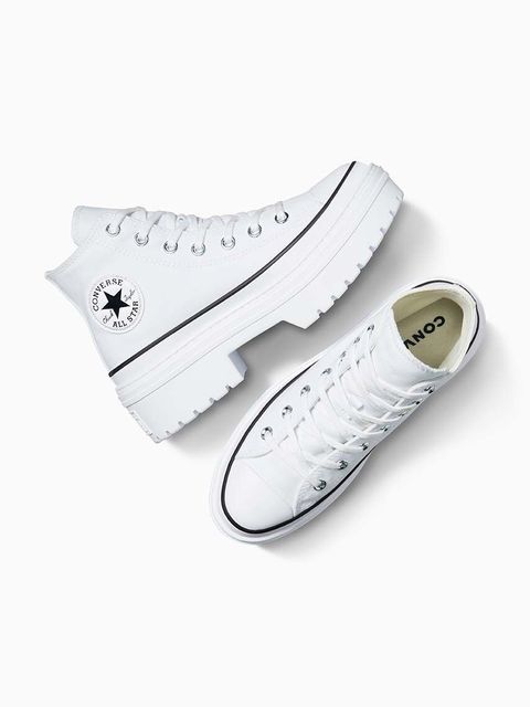 Converse trampki Chuck Taylor All Star Lugged Heel damskie kolor biały A10364C
