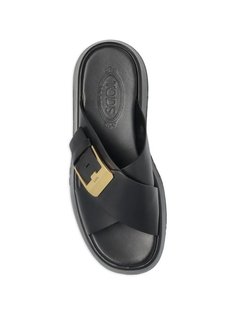 Tod's criss-cross mules - Black