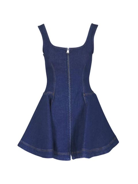 Simkhai denim mini dress - Blue - zdjęcie produktu nr 2