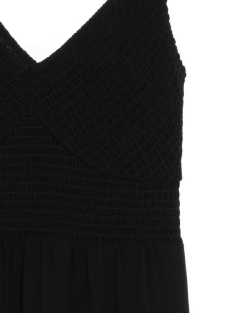 Michael Kors Maxi smocked dress - Black