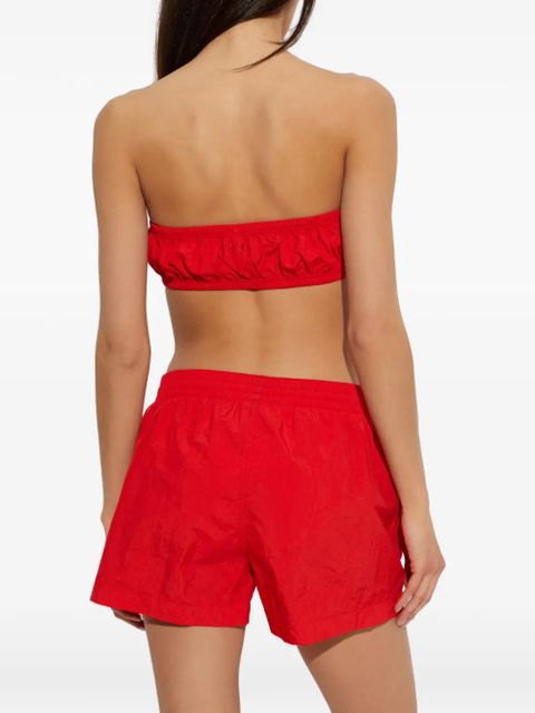 MM6 Maison Margiela drawstring-waistband shorts - Red