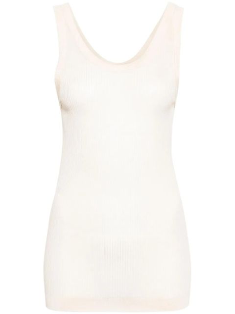 LEMAIRE semi-sheer tank top - Neutrals - zdjęcie produktu nr 1