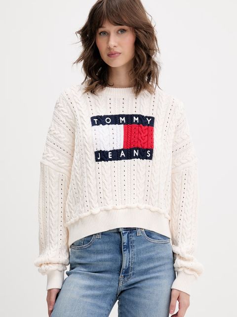 Tommy Jeans sweter damski bawełniany - zdjęcie produktu nr 1