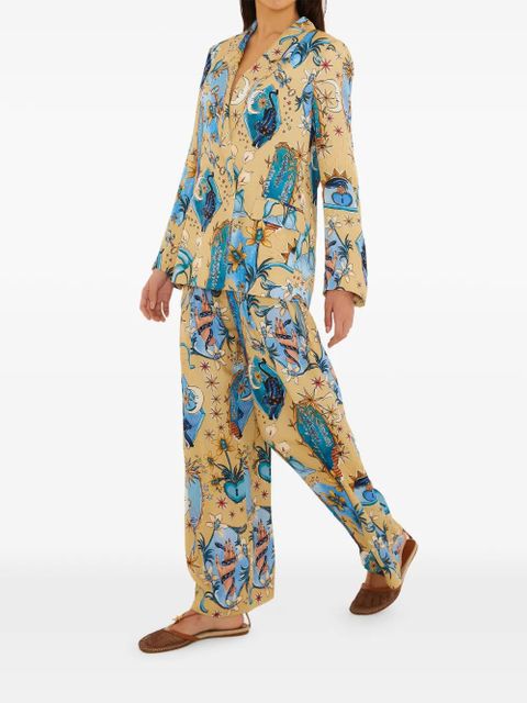 FARM Rio Sand Mystical printed blazer - Neutrals - zdjęcie produktu nr 2