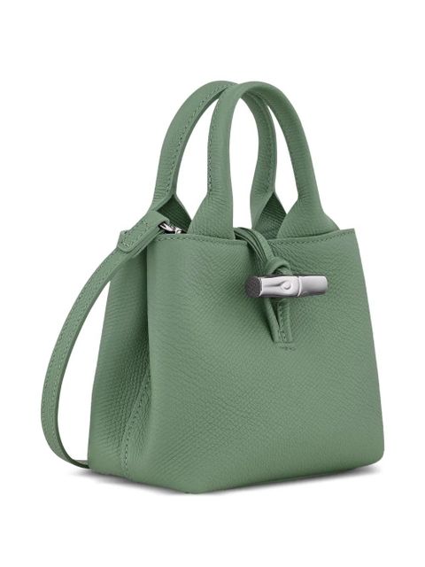 Longchamp Le Roseau XS leather mini bag - Green