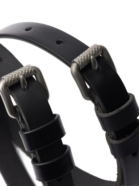 Prada leather belt - Black - zdjęcie produktu nr 2