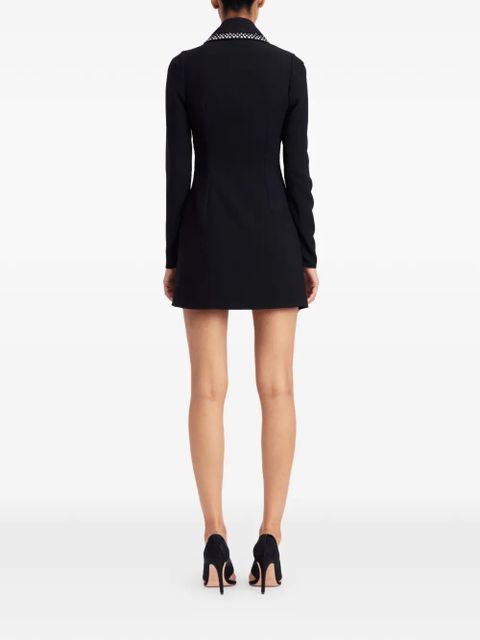 16Arlington Imre embellished collared mini dress - Black