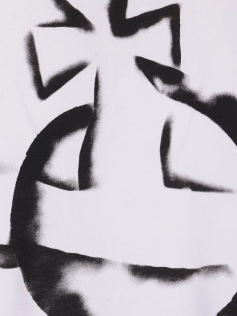 Vivienne Westwood Stencil Orb organic cotton T-shirt - White