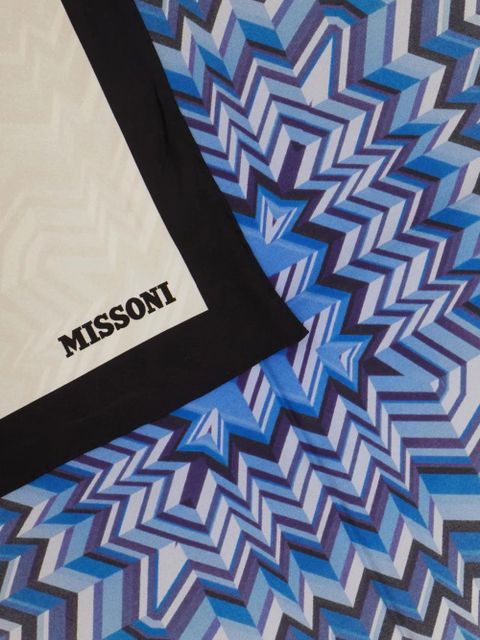 Missoni geometric print scarf - Neutrals - zdjęcie produktu nr 2