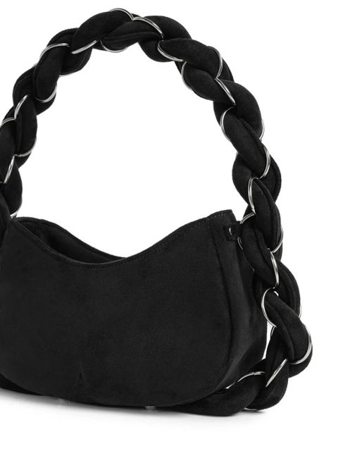 Manière De Voir Somme suede handbag - Black