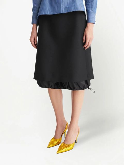Tory Burch English-mohair skirt - Black