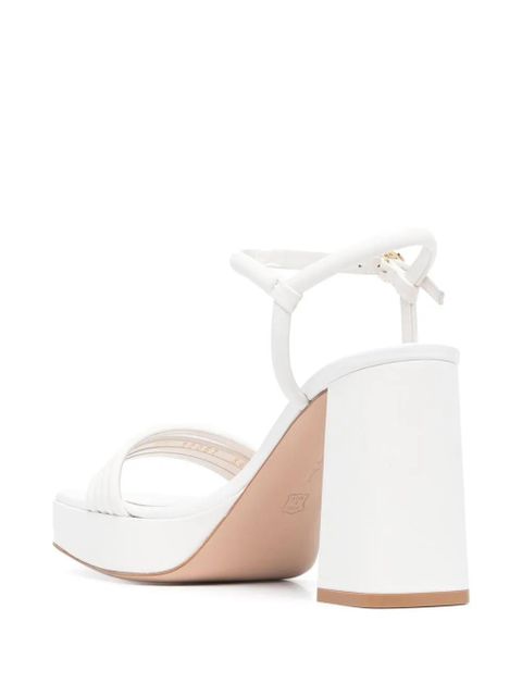 Gianvito Rossi Lena 70mm platform sandals - White