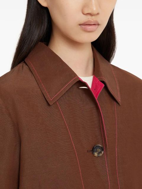 Marni long-sleeve jacket - Brown