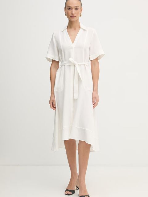 Marella sukienka letnia z lnem Emme by Marella - zdjęcie produktu nr 1