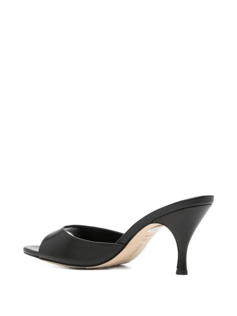 Aeyde Samia leather sandals - Black