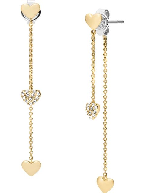 Fossil kolczyki damskie kryształowe Sutton - zdjęcie produktu nr 2