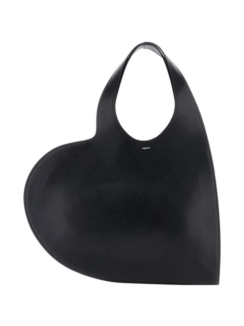 Coperni heart cut-out shoulder bag - Black