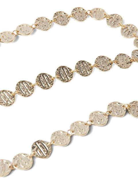 Claudie Pierlot engraved-logo belt - Gold - zdjęcie produktu nr 2