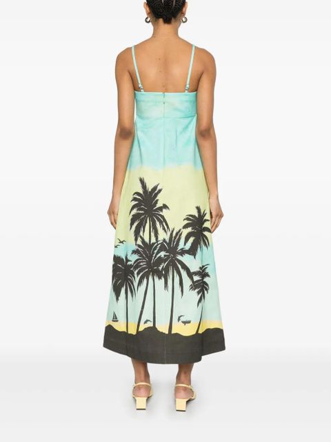 ALEMAIS Sail Away midi dress - Blue