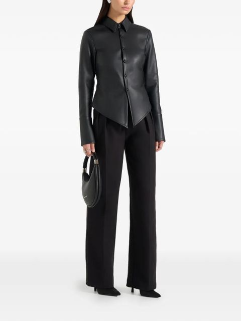 Manière De Voir Sonia darted-seams angular shirt - Black - zdjęcie produktu nr 2