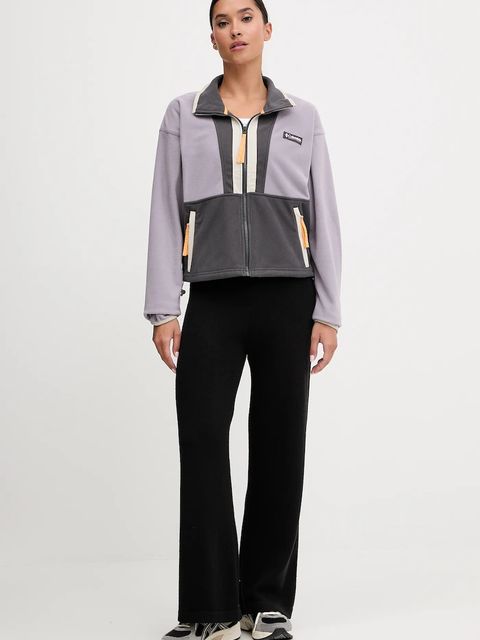Columbia bluza polarowa Backbowl II FZ Fleece kolor fioletowy wzorzysta 2092163 - zdjęcie produktu nr 2
