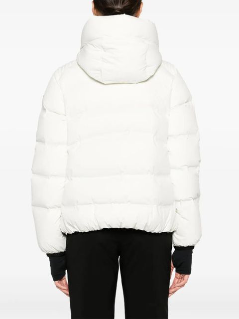 Moncler Grenoble Suisses logo-print puffer jacket - White