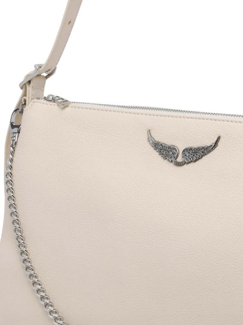 Zadig&Voltaire Jim logo-chain shoulder bag - Neutrals