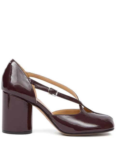 Maison Margiela 80mm Tabi Straps pumps - Brown - zdjęcie produktu nr 1