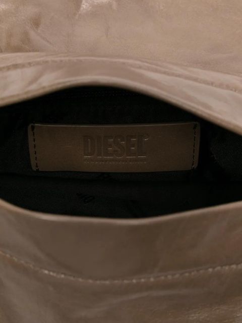 Diesel Scrunch-D shoulder bag - Brown
