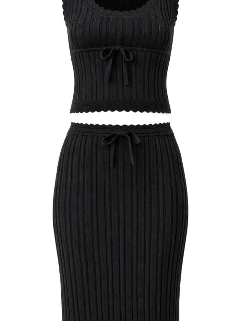 Reformation Erin top (set of two) - Black - zdjęcie produktu nr 2