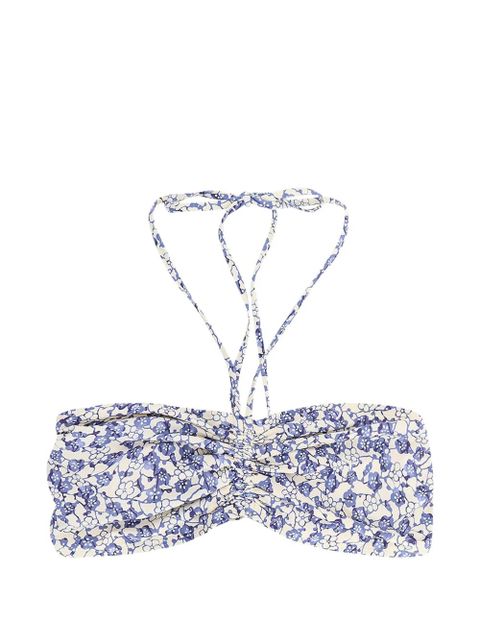 ISABEL MARANT floral knot bikini top - Blue - zdjęcie produktu nr 1