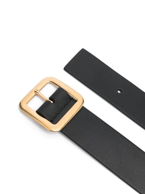 Jil Sander leather belt - Black - zdjęcie produktu nr 2